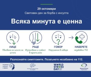 Община Кричим в Световния ден за борба с инсулта